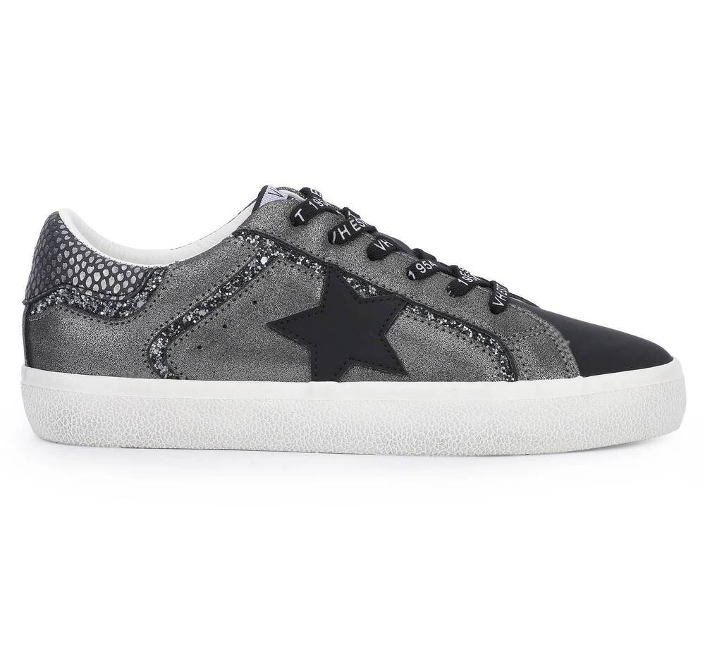 NEW VINTAGE HAVANA women's low top sneakers in black